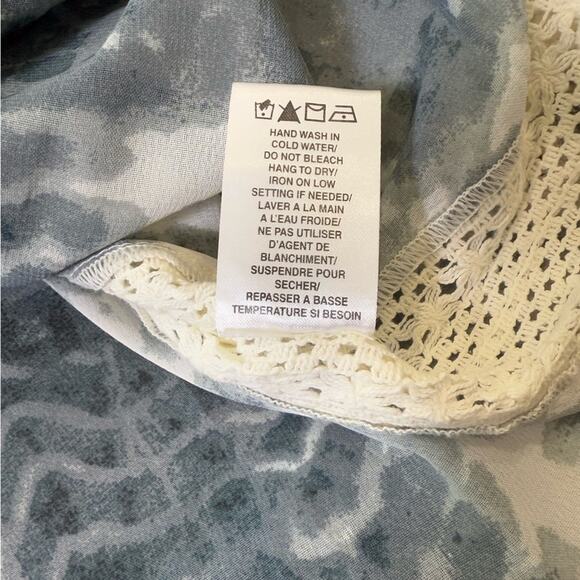 NWT Koy Resort Varadero Tassel Crochet Tie Dye Kaftan Swim Cover Up Size Large - Picture 9 of 11